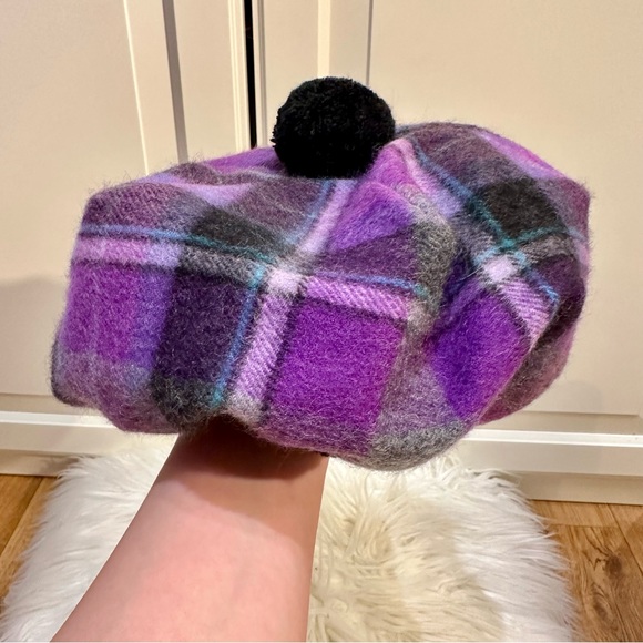 [SOLD] Edinburgh Cashmere Since 1437 High Quality Tartan Adult’s Tammy Hat - Picture 7 of 7